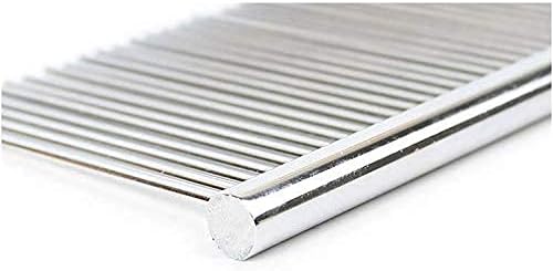 Dog Metal Comb 7.5inch Dogs Dematting Tool Pet Grooming Comb Stainless Steel Teeth Cats Puppy Comb for Removing Hair (S: 19x3cm)