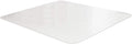 Under Pet Cage Mat for Bird Cages, Reptile Aquariums, Dog Kennels, Water-Resistant Pad for Hard Floors and Surfaces, 46 Inches x 60 Inches, Clear