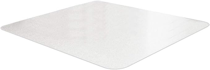 Under Pet Cage Mat for Bird Cages, Reptile Aquariums, Dog Kennels, Water-Resistant Pad for Hard Floors and Surfaces, 46 Inches x 60 Inches, Clear
