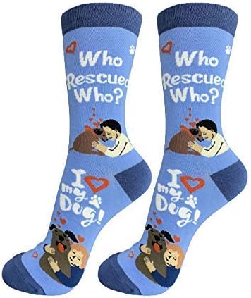 E&S Imports Pet Lover Socks - All Season - One Size Fits Most - for Women and Men – Cat and Dog Gifts