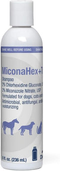 MiconaHex+Triz Shampoo for Dogs, Cats and Horses, 8 oz | Antibiofilm, Moisturizing; Packaging May Vary