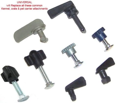 Pet Carrier Fasteners 8 Pack (Chrome)
