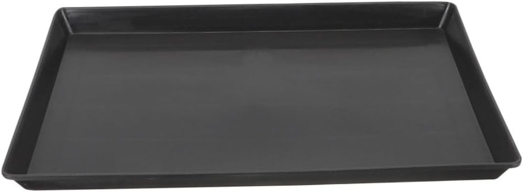 Dog Crate Tray Leakproof Plastic Replacement for Bird Cages and Small Pet Crates Versatile Multi-Purpose Tray for Black