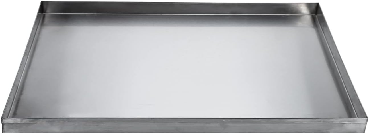 35.5 x 23.4 Stainless Steel Replacement Pan for Dog Crate | Floor Pan for Feeding Bowl Leakproof Chew-Proof and Crack-Proof