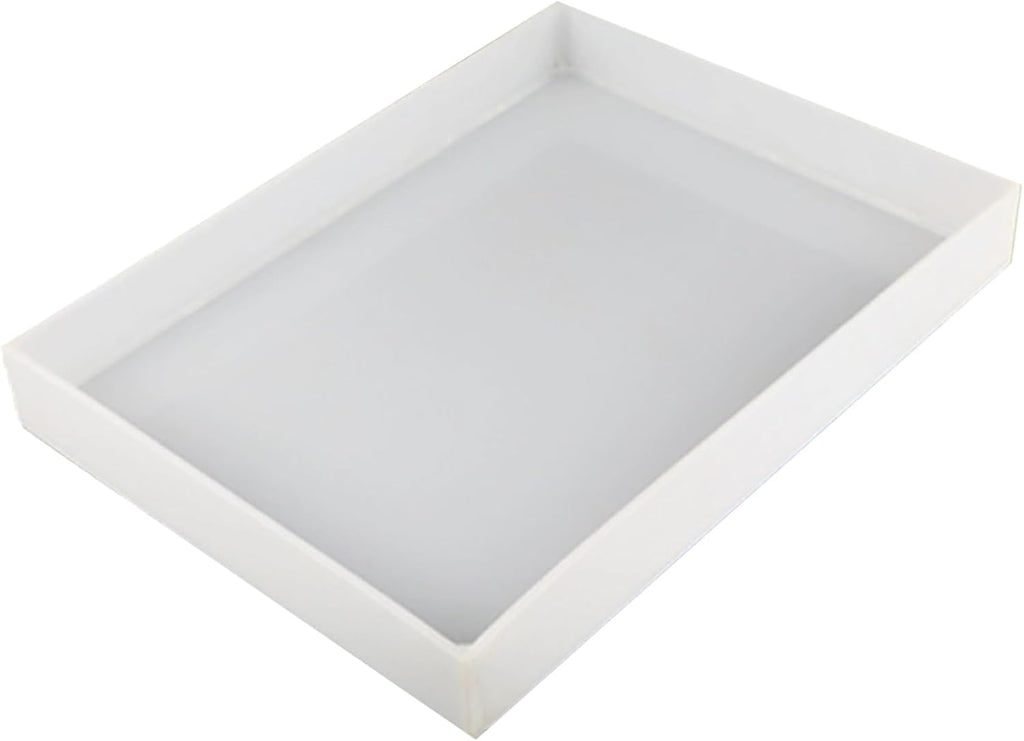 Leak-Proof Oil Drip Pan - Durable PP Plastic Tray for Dog Crate, Lab & Kitchen Use - 40x20x5cm (16x8x2in) Replacement Accessory for Easy Cleanup