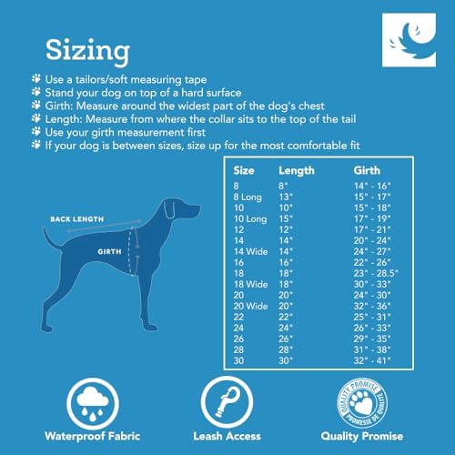 RC Pets Cascade Coat | Waterproof & Insulated Dog Jacket | Adjustable, Reflective & Lightweight for All-Weather Comfort | Size 12, Caramel