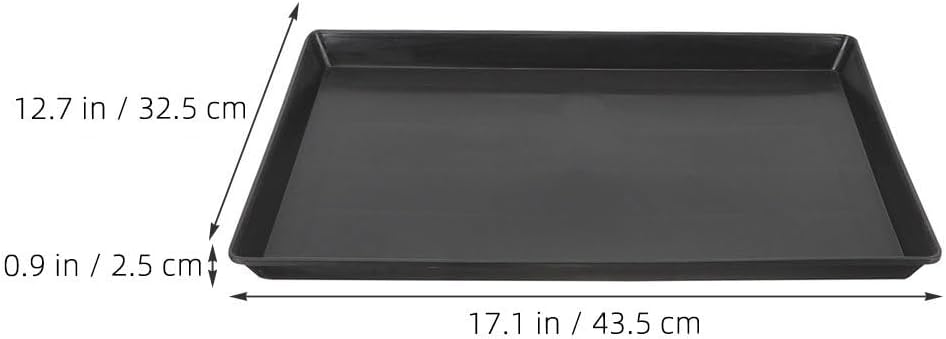 Abaodam Dog Crate Pan Replacement Leakproof Tray for Birds Dogs and Thickened Design Fits Standard Cages Pet
