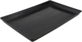 Kisangel Pet Cage Tray Plastic Dog Crate Tray Replacement Pan for Cat Crate Small Animal Cage Leakproof Stain and Odor Resistant Easy Clean Black 16.92 X 12.79 X 0.98 in