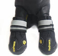 Kromi Dog Boots, Waterproof Paw Protector Pet Shoes for Small Medium Large Dogs 4pcs (Black, Size 8)