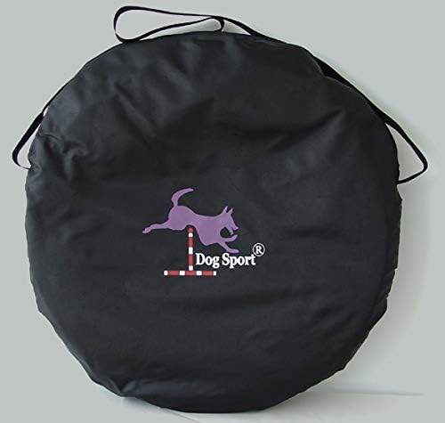18' Dog Agility Tunnel with Stakes, Multiple Colors Available (Navy)