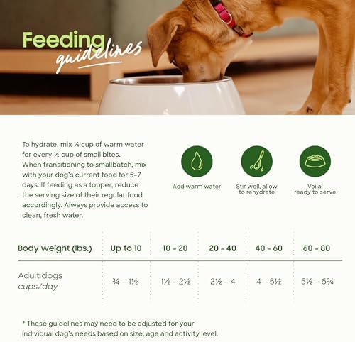 smallbatch Freeze Dried Raw Dog Food, Free-Range Chicken Small Bites 7 oz | Sustainably Sourced Protein, Grain-Free, Single Protein for Picky Eaters & Allergies, Adult Dog, Hydrate & Serve, Made in USA