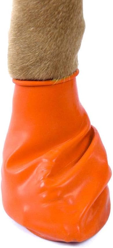 PawZ Dog Boots X-Small | 24 Booties Orange and Black