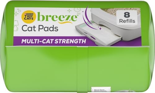 Purina Tidy Cats Cat Litter Breeze Pads Refill Pack Multi Cat Litter Pads - 8 ct. Bag (Pack of 2)