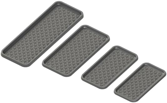 Sun Dolphin Boot Tray for Entryway Indoor, Heavy Duty Plastic Shoe Tray, Water Resistant Shoe Mat Tray Multipurpose Boot Mat