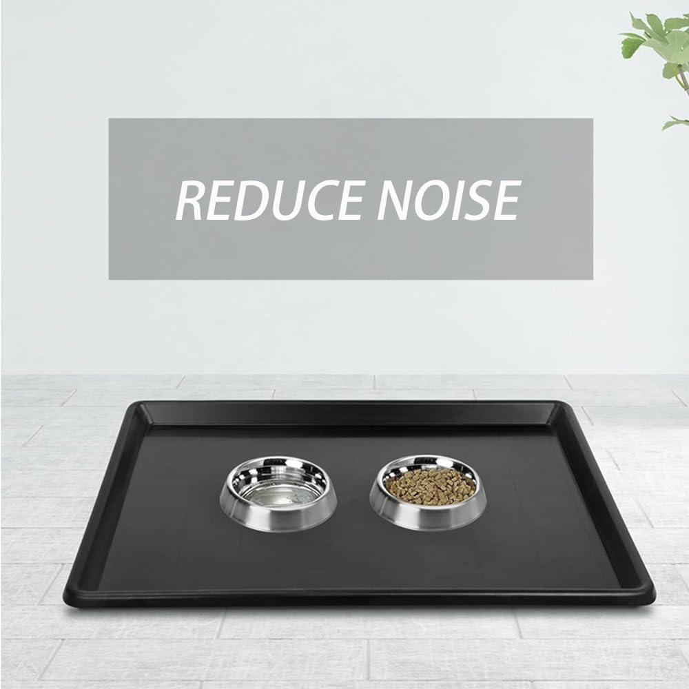 Dog Crate Pan Replacement Bottom Tray for Pet Cages Crates Avoid Water or Food Spilling Out Dishwasher Safe Blue 22.8" LX16.3 WX1.2 H