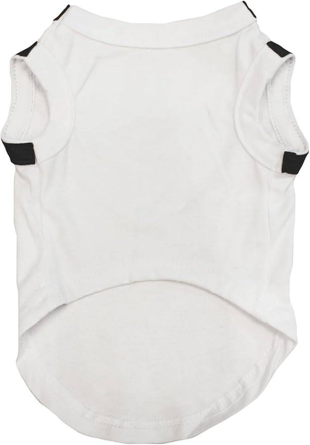 Petitebella Bling Happy New Year Puppy Dog Shirt (White/Black, XX-Large)