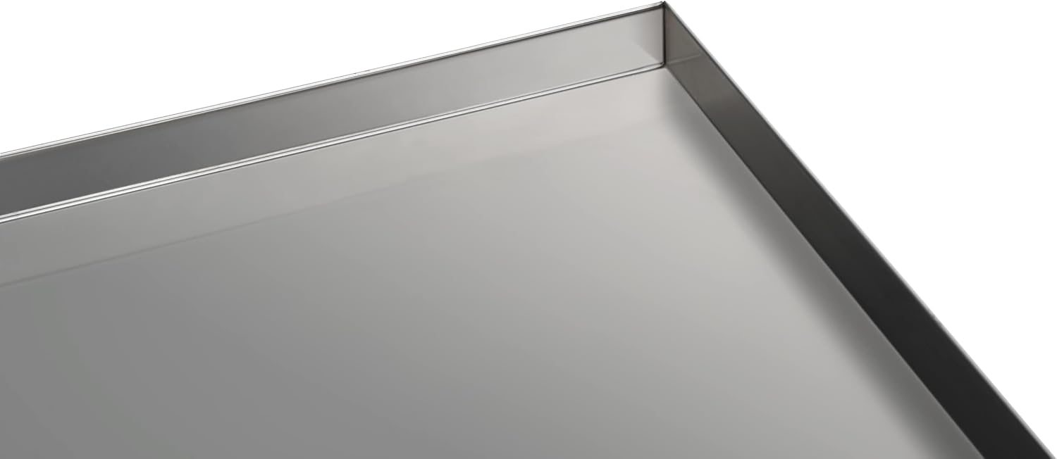 35.5 x 23.4 Stainless Steel Replacement Pan for Dog Crate | Floor Pan for Feeding Bowl Leakproof Chew-Proof and Crack-Proof