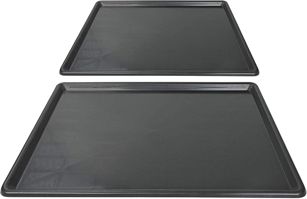 Confote 2 pcs 31.9 X 22.8 inch Replacement Tray for Dog Crate Pans Plastic Bottom for Pet Cages Crates Kennels Dogs Cat Rabbit Ferret Critter