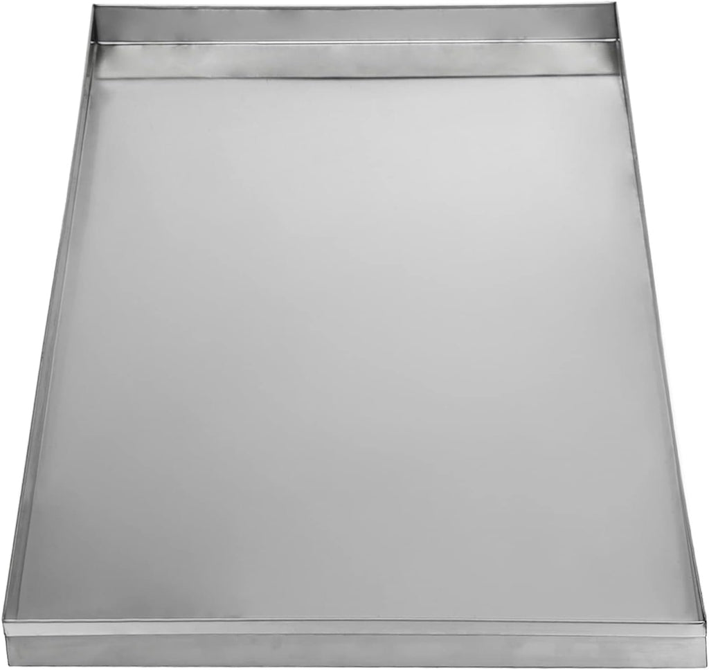 35.5 x 23.4 Stainless Steel Replacement Pan for Dog Crate | Floor Pan for Feeding Bowl Leakproof Chew-Proof and Crack-Proof
