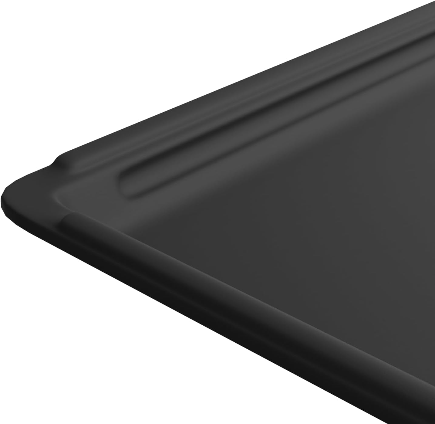Snuowu 27.8" L*22.2" W*1.1" H Replacement Dog Crate Pan，2 Pcs Plastic Bottom Trays for Snuowu Dog Crate,Black
