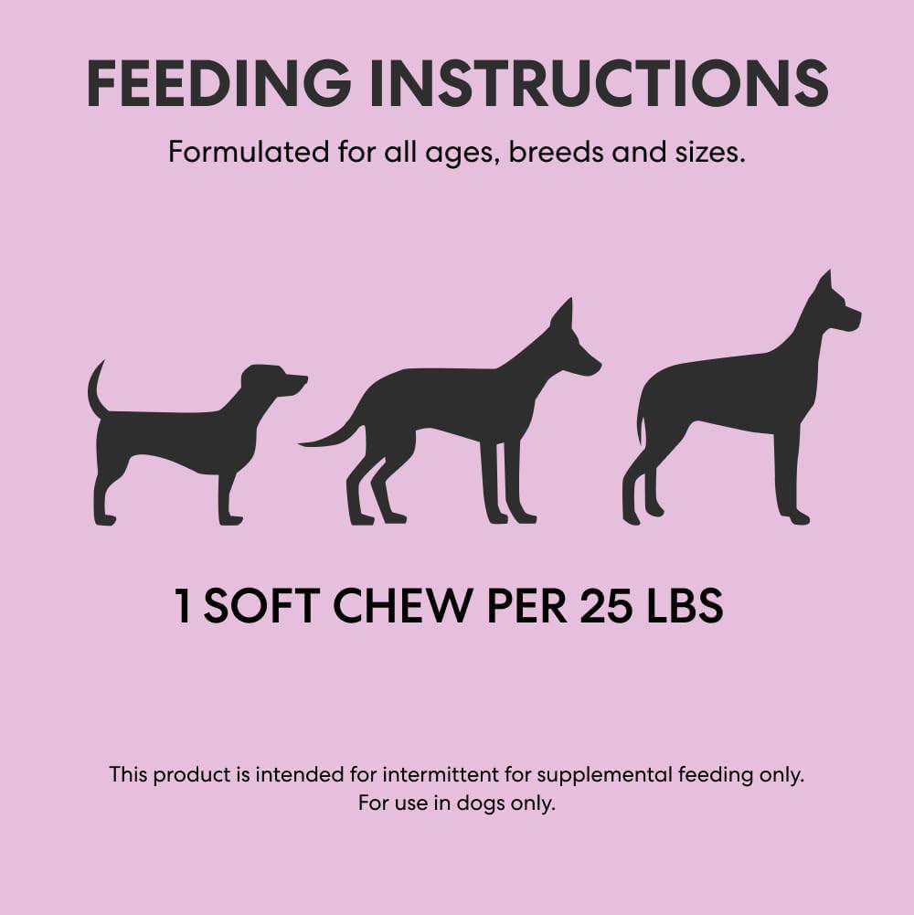 Bundle of Chicken & Sweet Potato Air-Dried Dog Food, 48-Ounce Bag + Probiotic Soft Chews Duck Flavored Gut Health Supplement for Dogs, 60 Chews (Pack of 2)