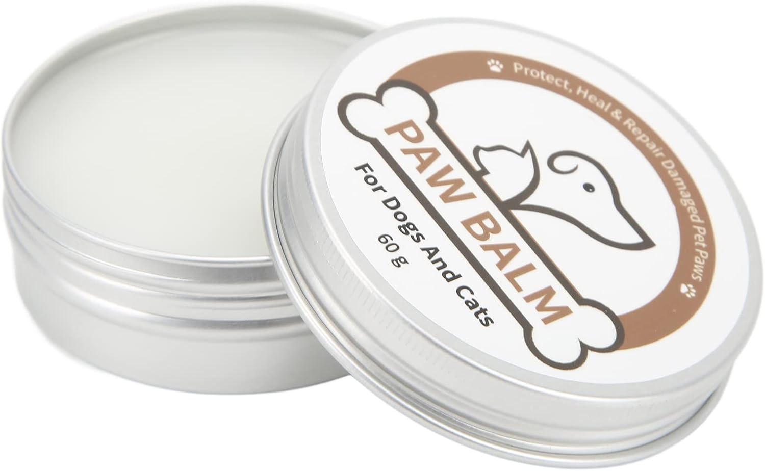 GLOGLOW Pad Balm, Heals Repairs and Moisturizes Dry Noses and Paws Ideal Dog Feet Balm for All Extreme Weather Season Conditions