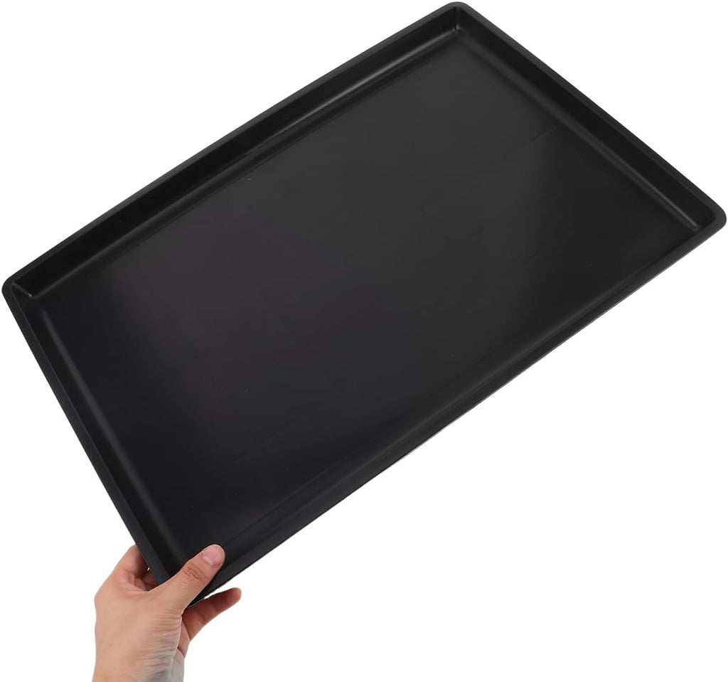 ORFOFE Replacement Dog Crate Pan 19.48X13.38 Inch Leakproof Plastic Tray Durable Rectangular Bottom Liner for Pet Kennel Rabbit Cage and Indoor Waste Management