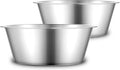 URBUDDIES 1.1 Gallon Extra Large Stainless Steel Dog Water Bowls, 2 Pack