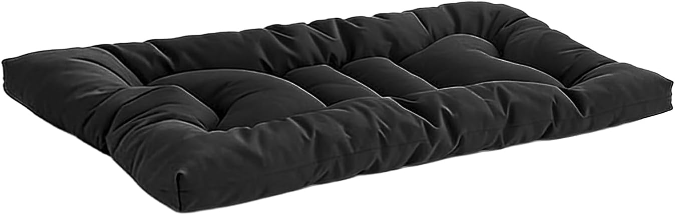 Chew Proof Dog Crate Pad, Indestructible Durable Dog Bed for Aggressive Chewers, Machine Washable Waterproof Kennel Pad for Small Medium Large Dogs (Medium)