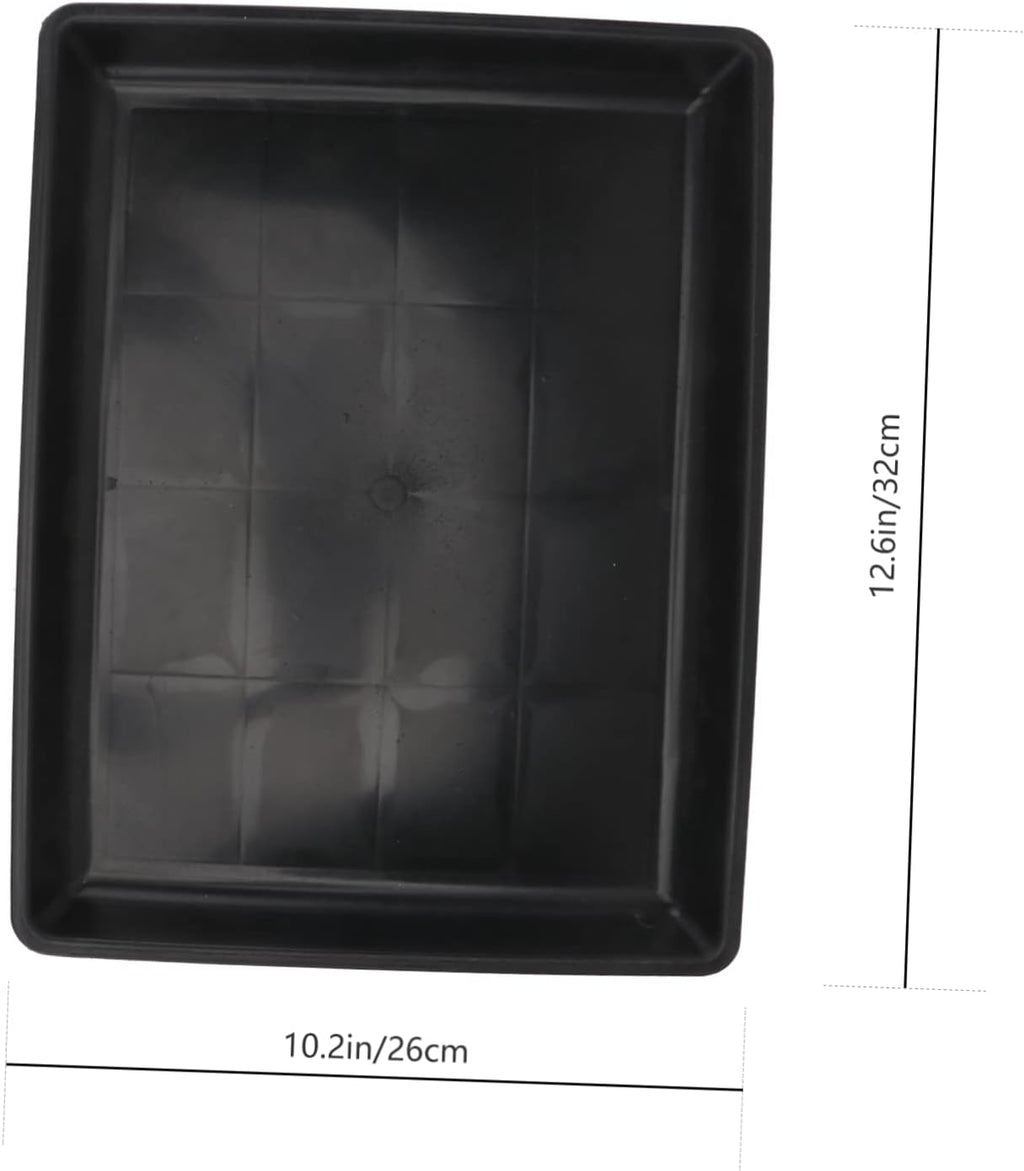 UKCOCO 1pc Rabbit Cage Manure Tray Pet Crate Tray Rabbit Pan If Rabbit Cage Liner Indoor Large Droppings Replacement Pan Removable Dog Cage Plastic Tray for Dog Crate Black
