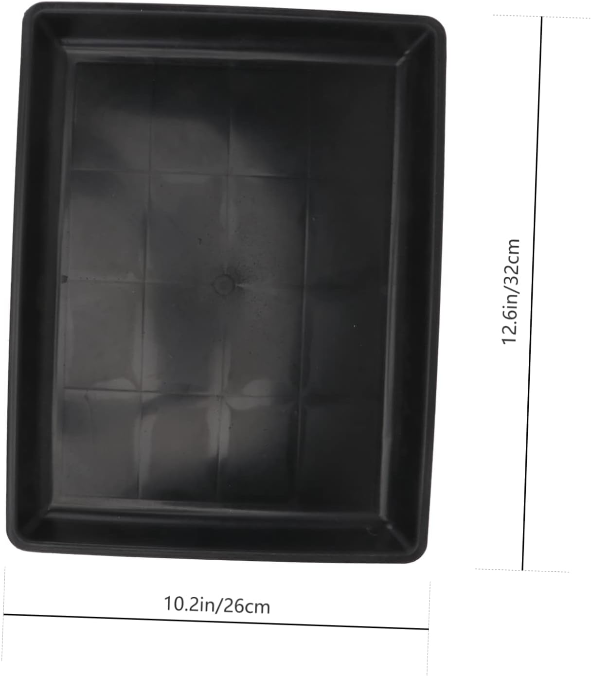 UKCOCO 1pc Rabbit Cage Manure Tray Pet Crate Tray Rabbit Pan If Rabbit Cage Liner Indoor Large Droppings Replacement Pan Removable Dog Cage Plastic Tray for Dog Crate Black