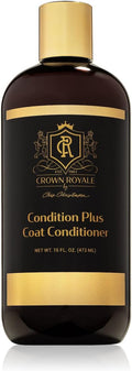 Crown Royale Condition Plus Dog Conditioner Concentrate, Add Needed Moisture, Keeps Coat from Matting, For Fine and Medium Coats, Made in USA, 16 oz