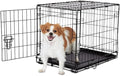 EveryYay Essentials 1-Door Folding Dog Crate, 24.5" L X 17.5" W X 19.5" H