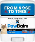 Lick Safe Cat Paw Balm for Dry Cracked Paws, Natural, 1 Oz Balm Stick | Paw Butter for Cats, Paw Wax, Nose Balm, Made in USA, Coconut Oil & Shea Butter, Soothes and Moisturizes, All Breeds and Ages