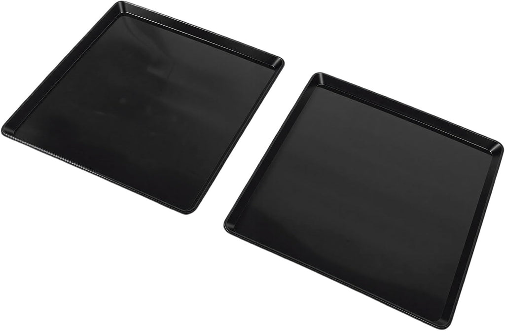 2PCS Dog Crate Tray 28.22oz Replacement Pan for Large Dog Crates Kennels with 1 Pair of Gloves - Enduring Plastic Boot Mat Versatile Multipurpose Tray for Pet Cat, Easy to