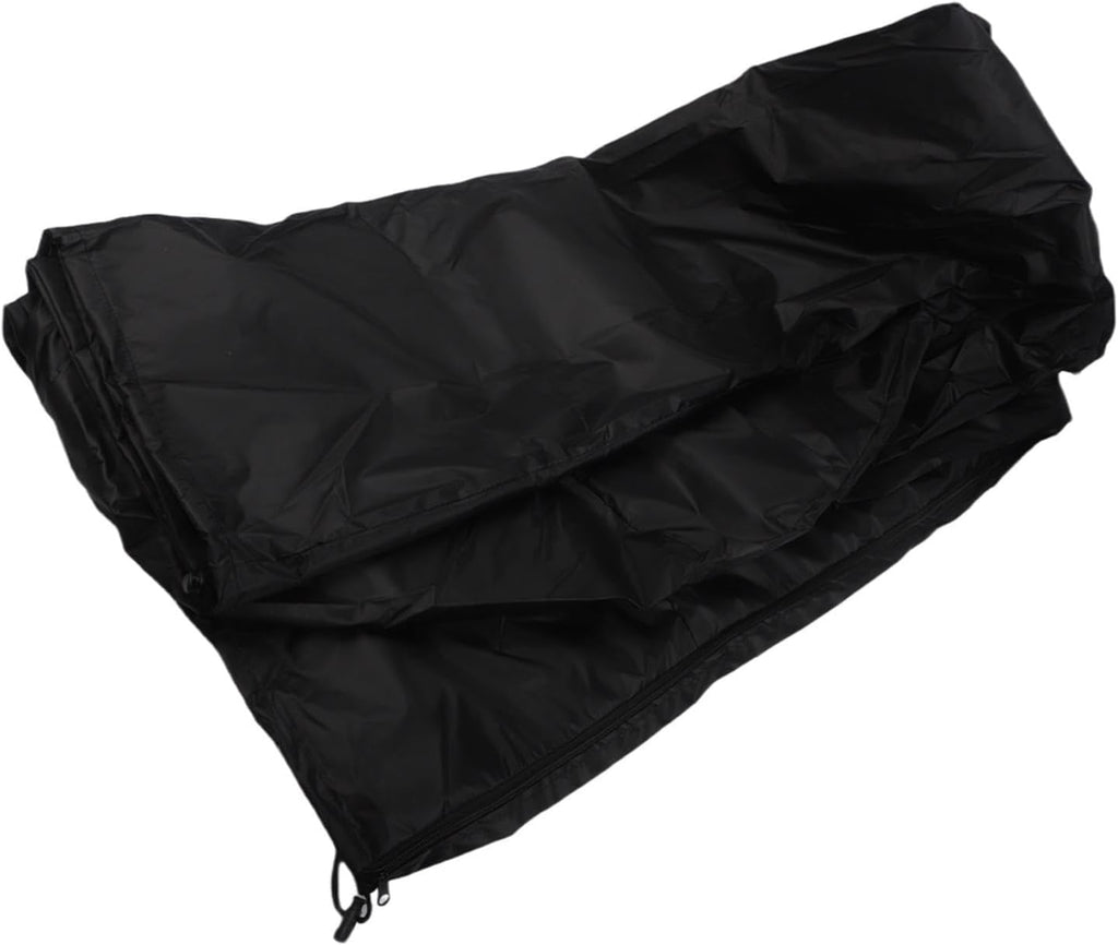 Weatherproof Outdoor Cat House Cover, 210D Rain Wind Dust Protection for Pet Cage Enclosure, Easy Clean Black Shelter 84x84x180cm(210D)
