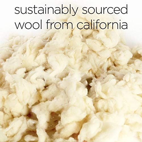 Molly Mutt Sheepy Wool-Filled Crate Pad, GOTS-Certified 100% Organic Cotton Canvas Cover with Soft 100% Natural Wool Insert, Ideal for Dog Bed or Kennel, Rocketman, 54" x 37" x 2.5"