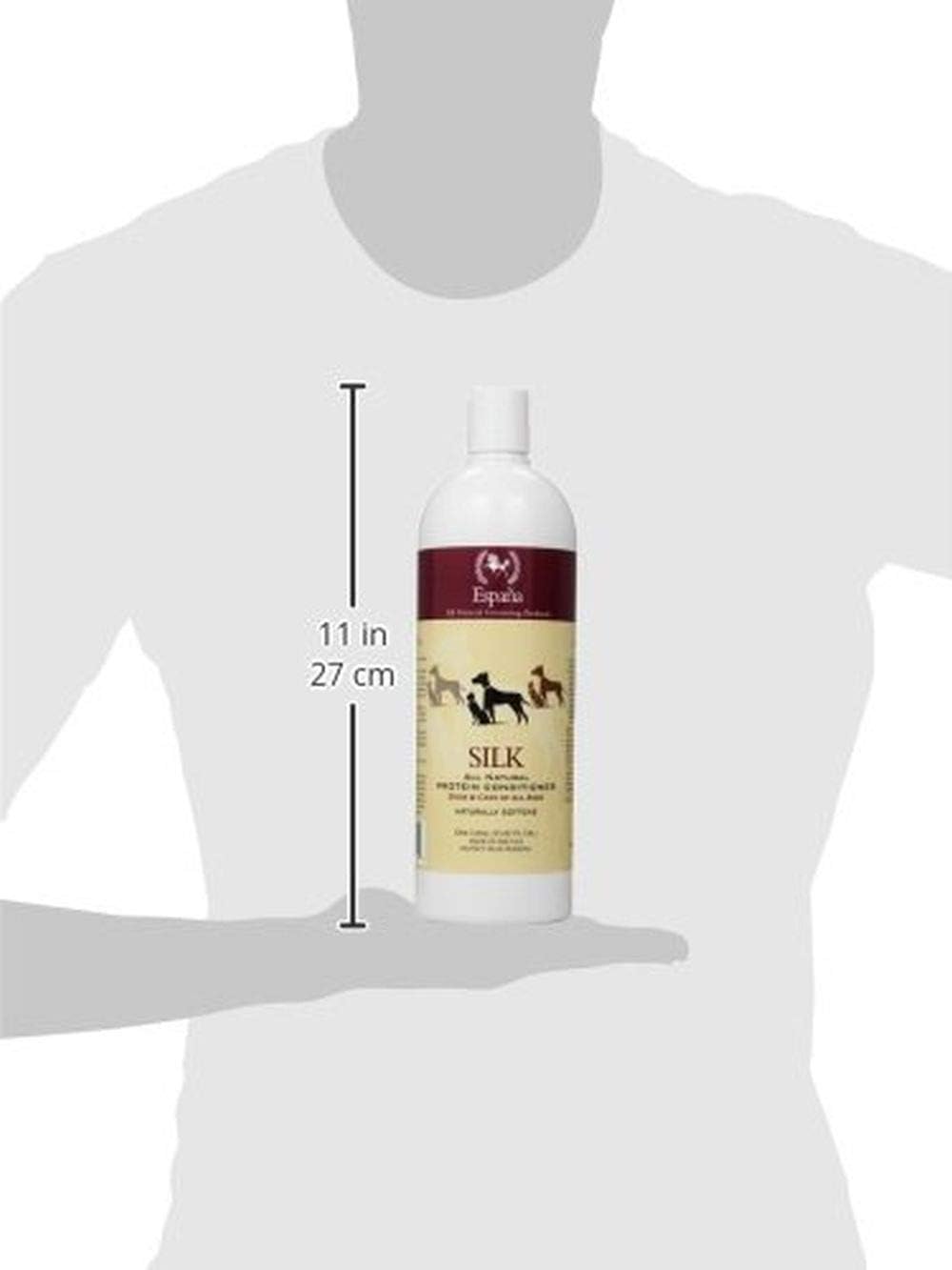 Espana Silk ESP1020DC Specially Formulated Silk Protein Conditioner for Dogs and Cats, 33.82-Ounce