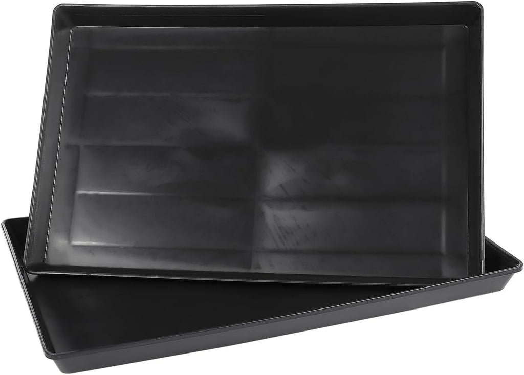Garneck 2Pcs Plastic Dog Crate Tray Replacement - Durable Bottom Tray for Dog Kennels - Rabbit Cages and Small Pets 41x27cm Size Easy for Pet Training and Preventing