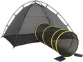 Outback Jack Outdoor Cat Enclosures for Indoor Cats (Portable Cat Tent, Outdoor Cat Tent, Cat Tunnel, and Playhouse) Play Tents for Cats, Outside Enclosure (Kitty Compound Play House)