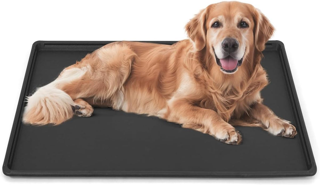 BOWHAUS 46.8-Inch Dog Crate Pan Replacement, Sturdy, Waterproof Plastic Tray for 48-Inch Pet, Rabbit Ferret Critter Kennels, Versatile Pan and Easy to Clean