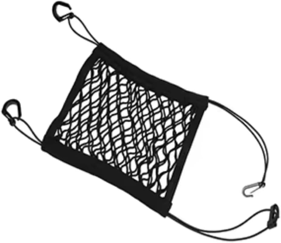 Dog Car Barrier Mesh Net for BMW X1 X2 X3 X4 X5 X6 X7 | Upgraded flexible netting. Dual mesh storage. Breathable pet barrier. Easy to install.