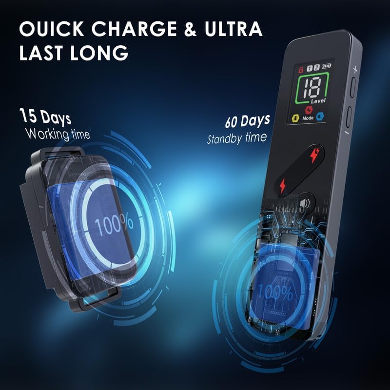 Cat Training Collar Cat Bark Collar with Remote Electric Cats Shock Collar 3300FT IP67 Waterproof 3 Training Modes Beep Vibration Shock Mode Top Meowing Effective for Bad Behavior Carbon Black