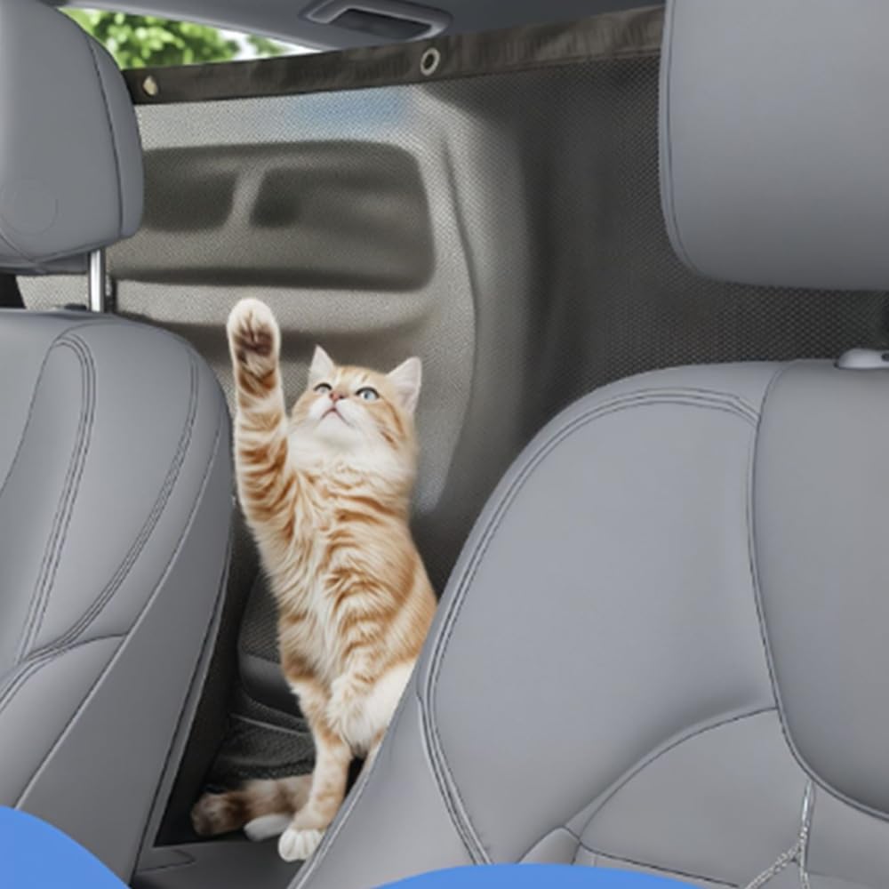 Car Pet Barrier for Toyota HiAce H300 2019-2026 Mesh Car Seat Pet Divider Dog Safety Barrier Accessories