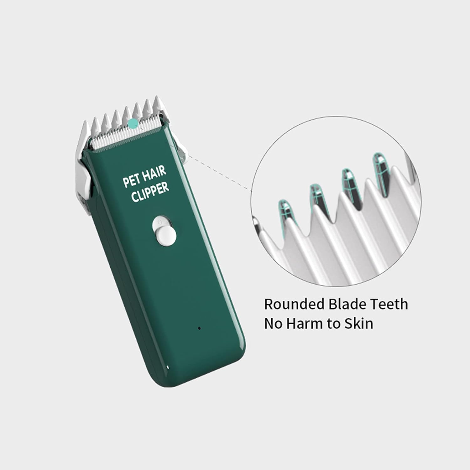 Dog Cat Home Hair Waterproof Clipper Portable Pet Shaver | Rechargeable Pet Grooming Tool, Low Noise, Cordless Cat Trimmer for Matted Hair