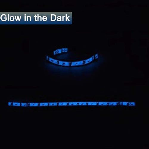 2 Pack Glow in The Dark Cat Collar with Bell Breakaway Safety Cat Puppy Collars with Pendant Purple and Black