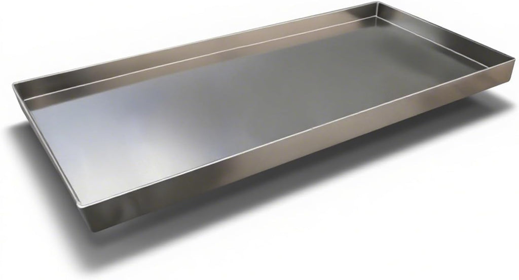 Stainless Steel Replacement Tray for Dog Crate Pet Cage Floor Pan Condensate Pan Welded Water Tight Leak Chew(100x60cm(39x24in)) 90x60cm(36x24in)