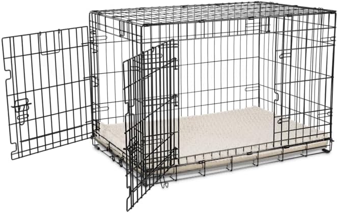 EveryYay by Petco 2-Door Dog Crate Large 36.8" L X 23.2" W X 24.9" H Black: No Handles