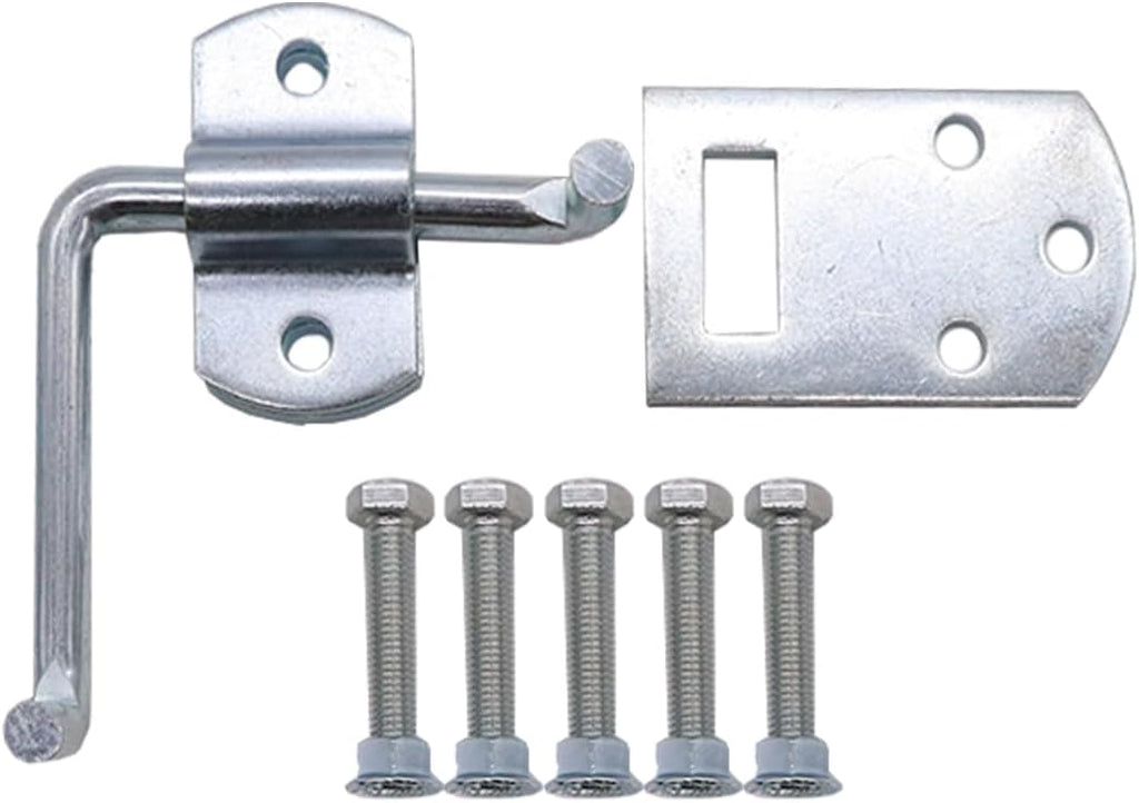 Boxer Truck Corner Gate Latch Sets w/Bolts & Screws - Truck Stake Bed Latches Bracket Set for Utility Trailer, Stake Body Gates, Sheds, Wood, Trucks, & Trailers - Heavy Duty - 2 Set