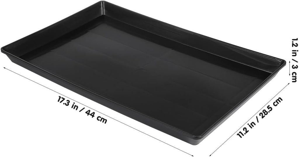Garneck 2Pcs Plastic Dog Crate Tray Replacement - Durable Bottom Tray for Dog Kennels - Rabbit Cages and Small Pets 41x27cm Size Easy for Pet Training and Preventing